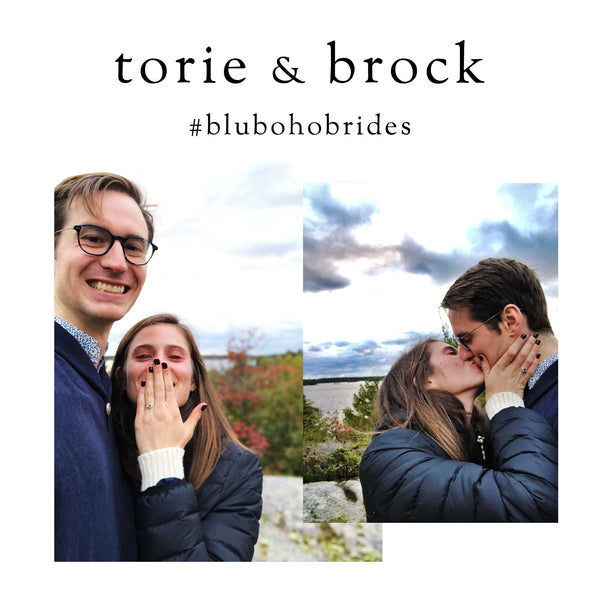 brock & torie's love story | #blubohobrides