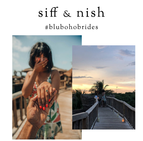 siff & nish love story | #blubohobrides