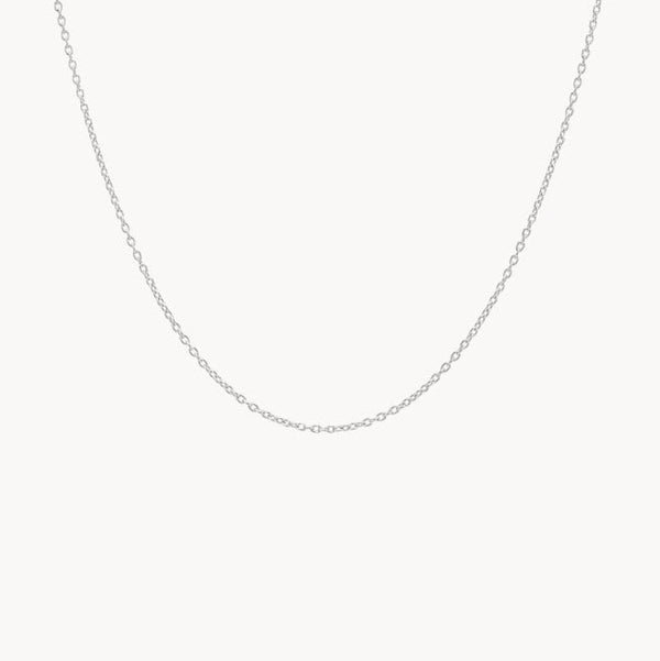 classic cable chain - sterling silver