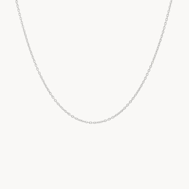 classic cable chain - sterling silver