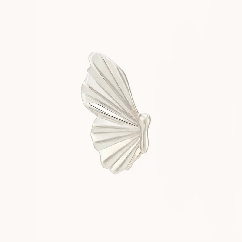 metamorphosis butterfly wing earring - sterling silver