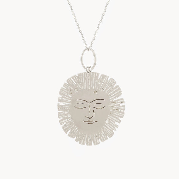 lioness light charm -  sterling silver