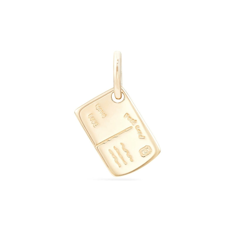 toronto postcard charm - 10k yellow gold, brilliant diamond