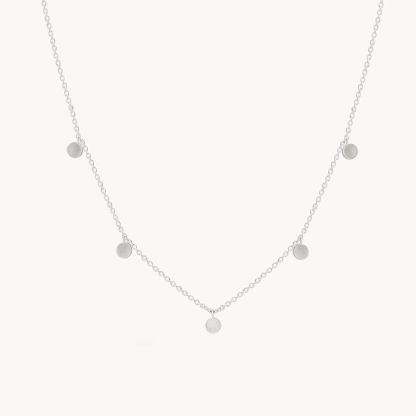 confetti necklace - sterling silver