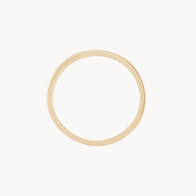 infinity love wedding band set of 2 brushed - 14k yellow gold