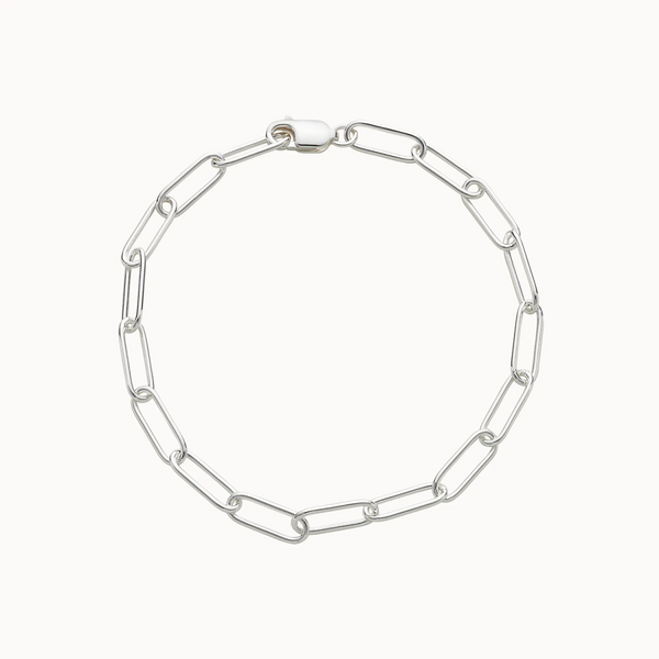 silver boldly bracelet - sterling silver