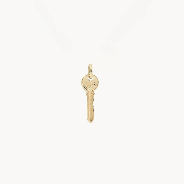 avata key charm - 10k yellow gold