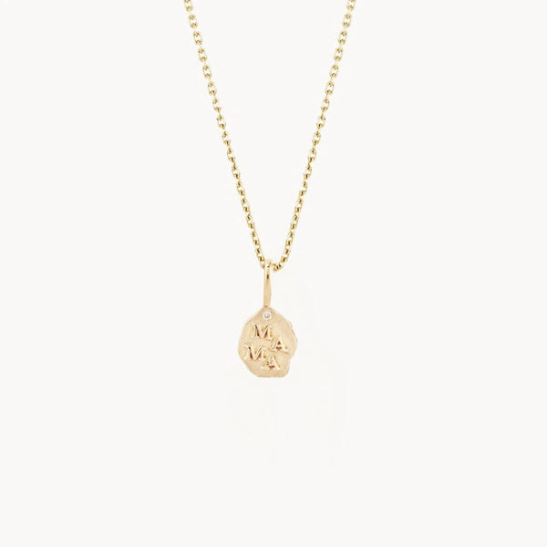 mama necklace bundle - 10k yellow gold