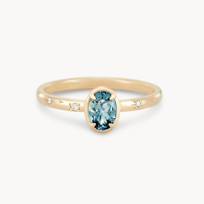 constellation’s embrace one-of-a-kind - 14k yellow gold ring,