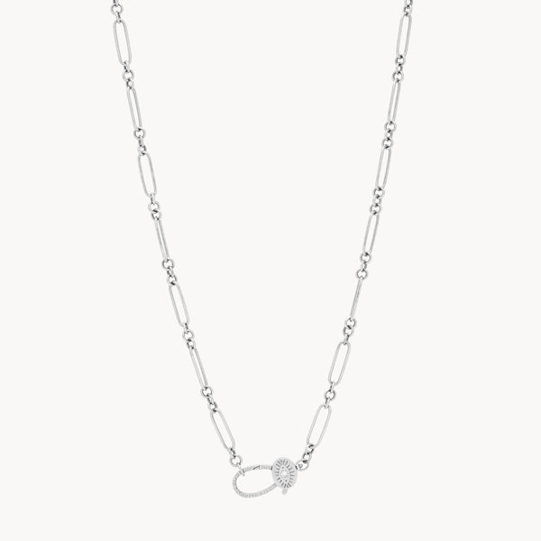 cosmic love necklace - sterling silver, diamonds