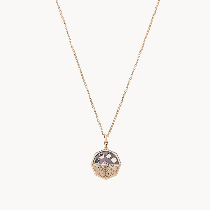 moon phase necklace