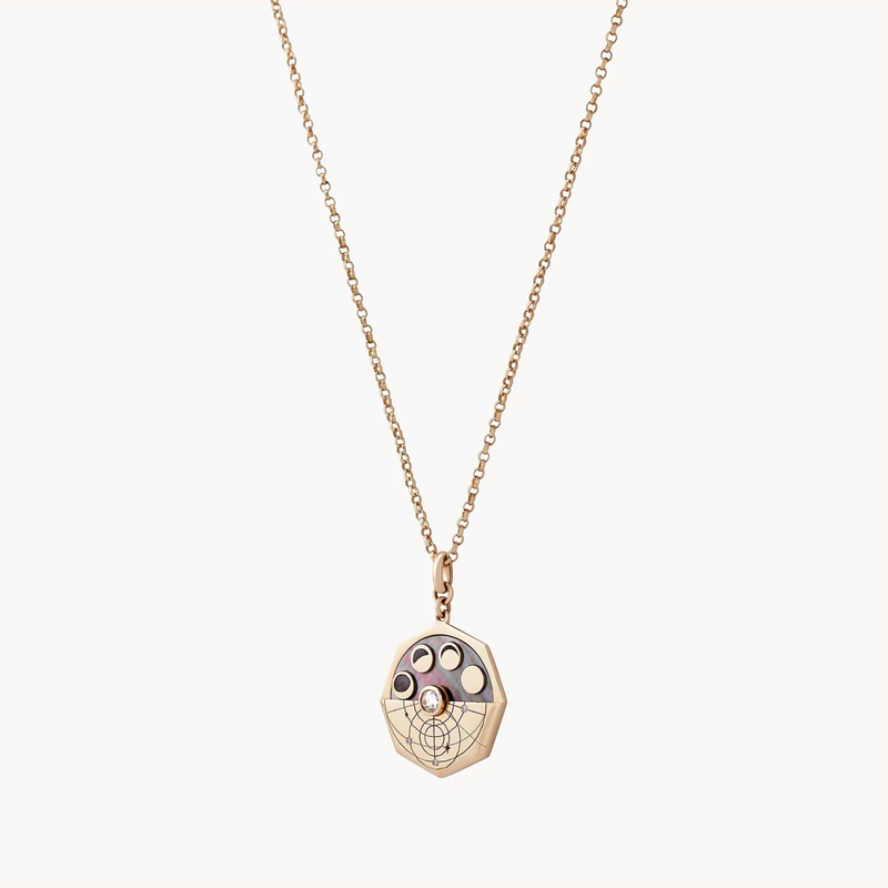 moon phase necklace