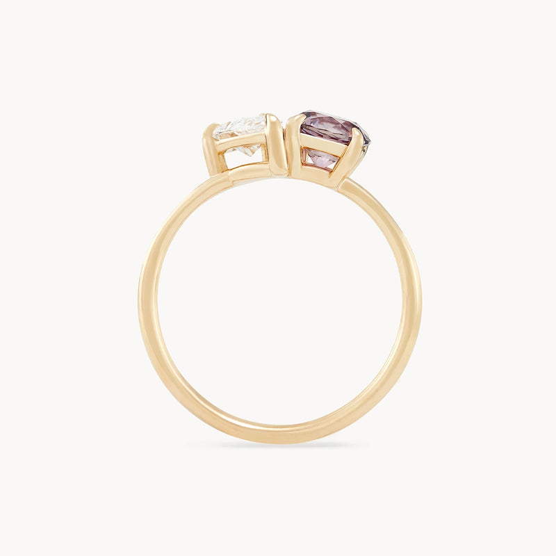 embrace one-of-a-kind - 14k yellow gold, diamond and sapphire
