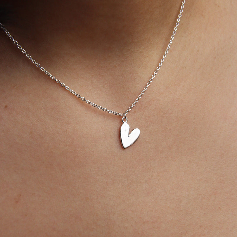 lovely necklace silver - sterling silver