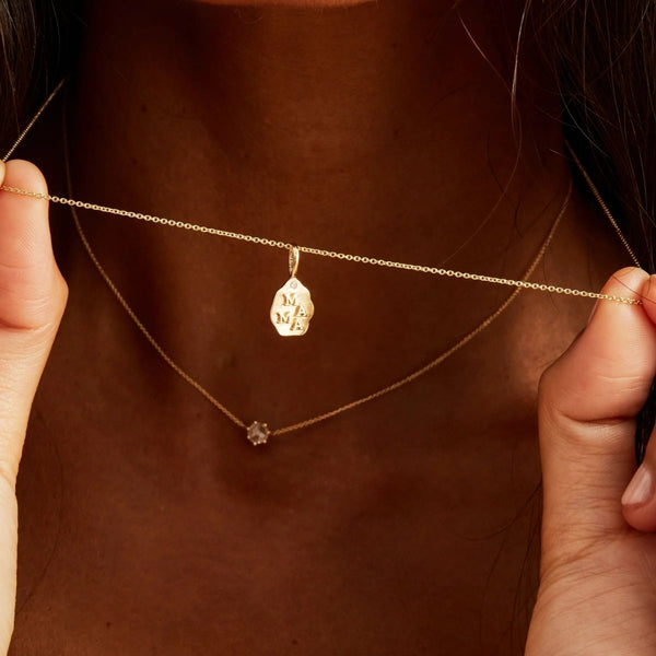 mama necklace bundle - 10k yellow gold