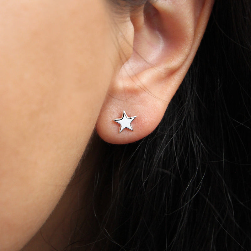 stella earrings silver - sterling silver