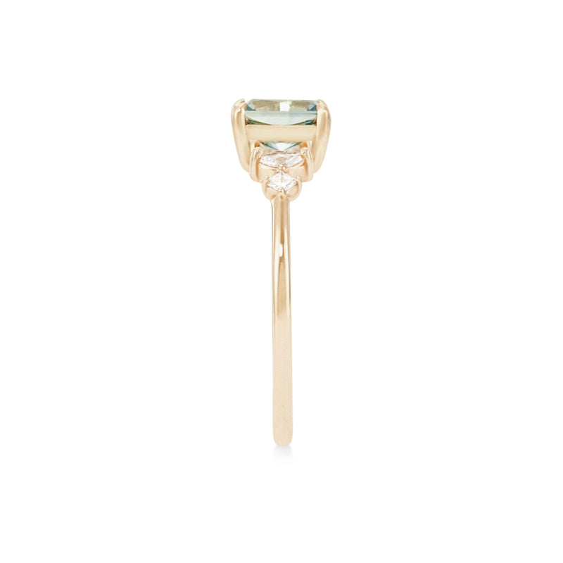 sylvan promise one-of-a-kind ring - 14k yellow gold, radiant cut sapphire