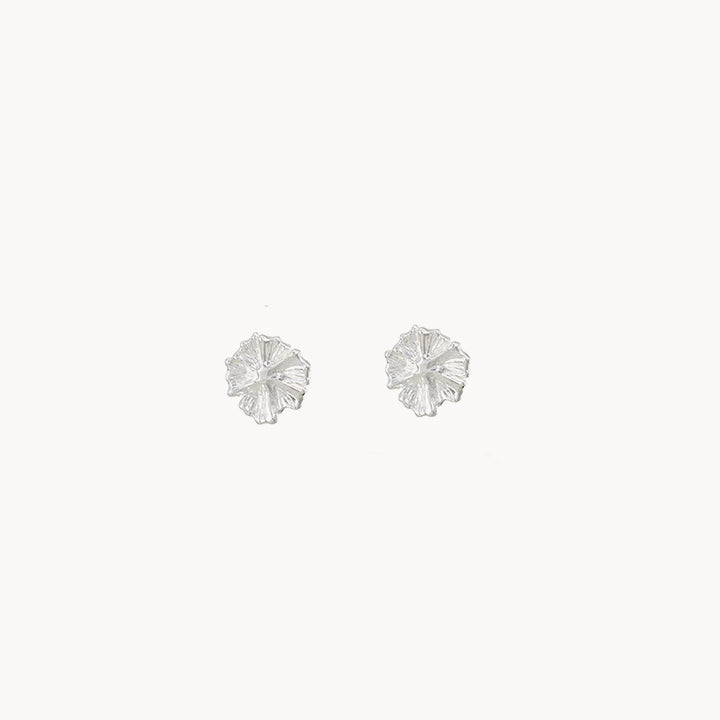 little wildflower earrings - sterling silver