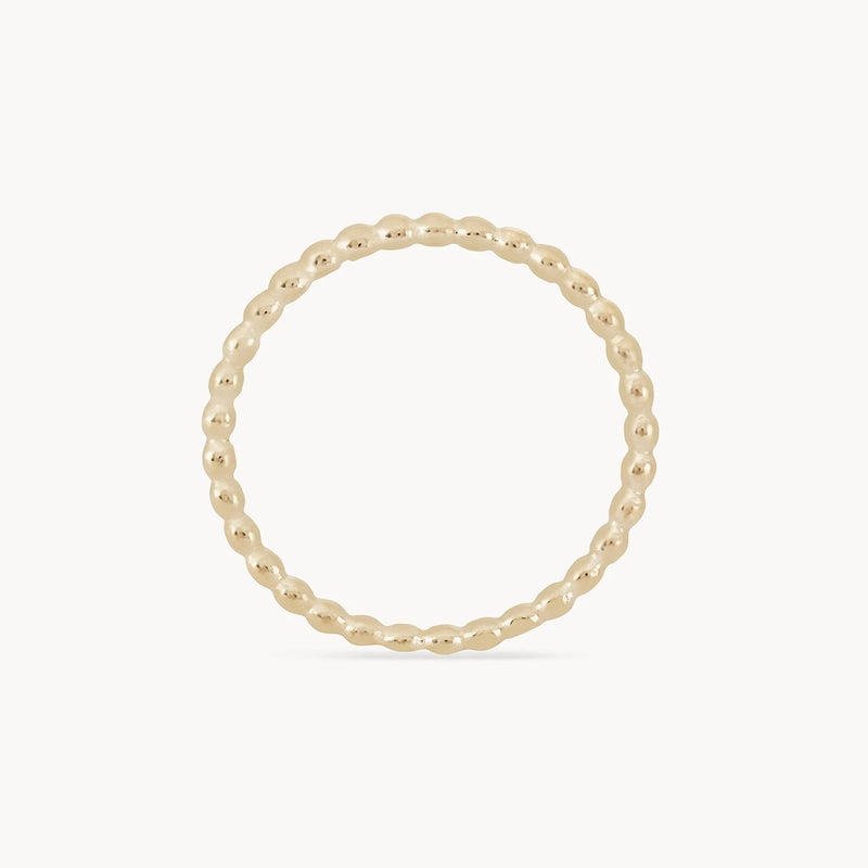 abacus ring - 10k yellow gold