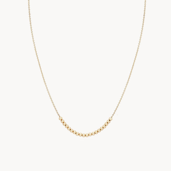 Abacus necklace - 14k yellow gold
