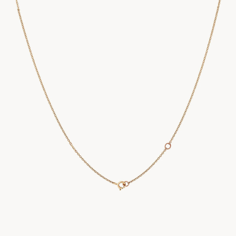 Dainty diamond nova necklace - 14k yellow gold