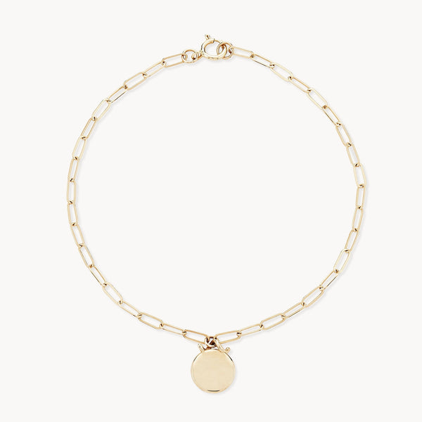 Imprint forest bracelet - 14k gold, engraveable