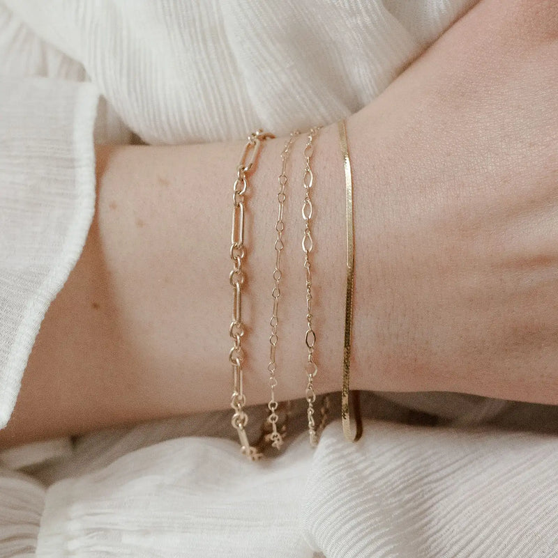 Kinship bracelet - 14k yellow gold