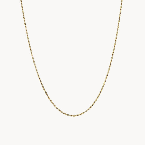 Lasso necklace - 14k yellow gold
