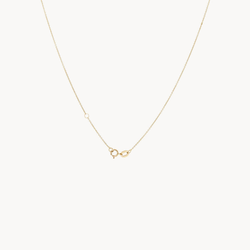 Lean on me opal necklace - 14k yellow gold