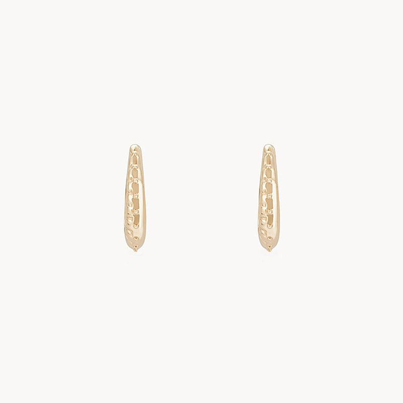 restoration hoop - 14k yellow gold