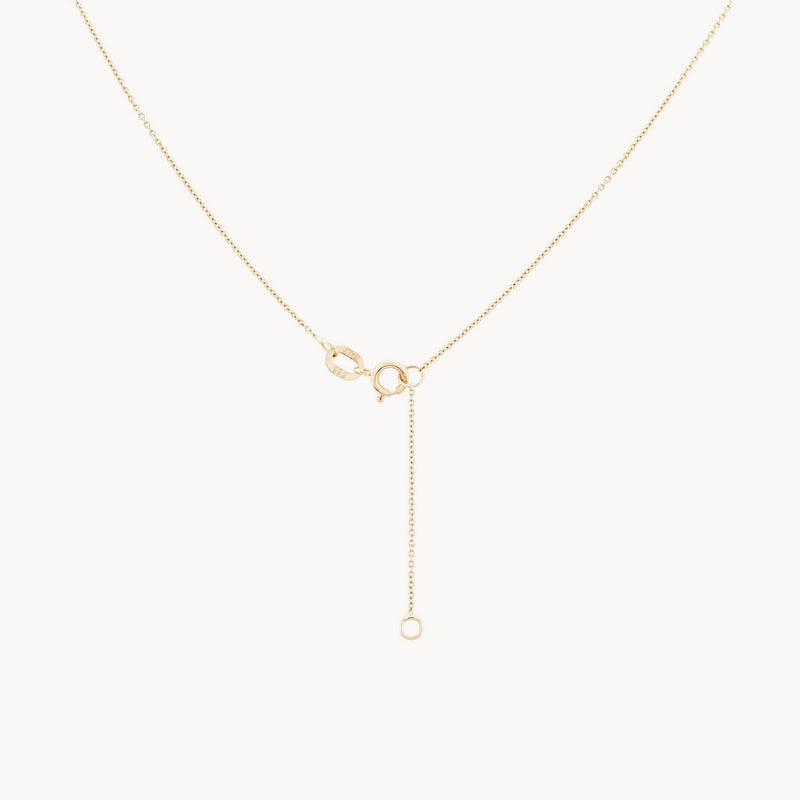 tie dye peace fully necklace - 14k yellow gold