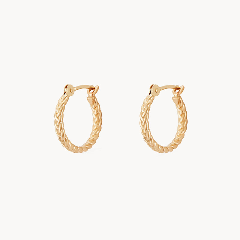 kindred unity hoop - 14k yellow gold